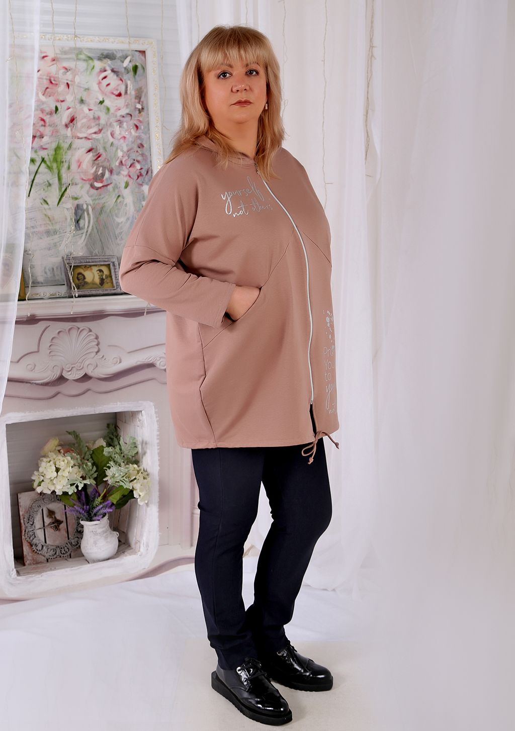 Парка Эстель кофе - Марлен фото 2