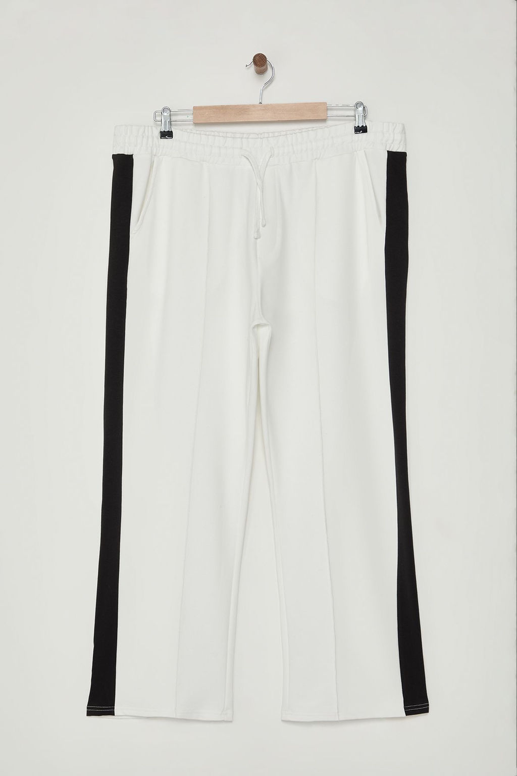 TRENDYOL MAN Siyah Wide Leg Renk Bloklu Buyuk Beden Esofman Alt? TMNAW25AJ00005 - Trendyolmilla фото 6