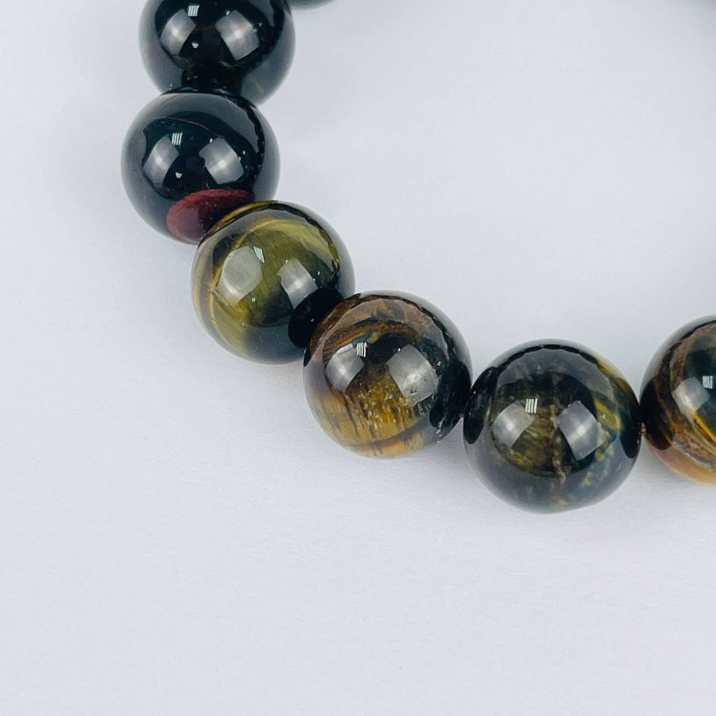 Браслет из Тигрово-Соколиного глаза - Радуга самоцветов фото 3