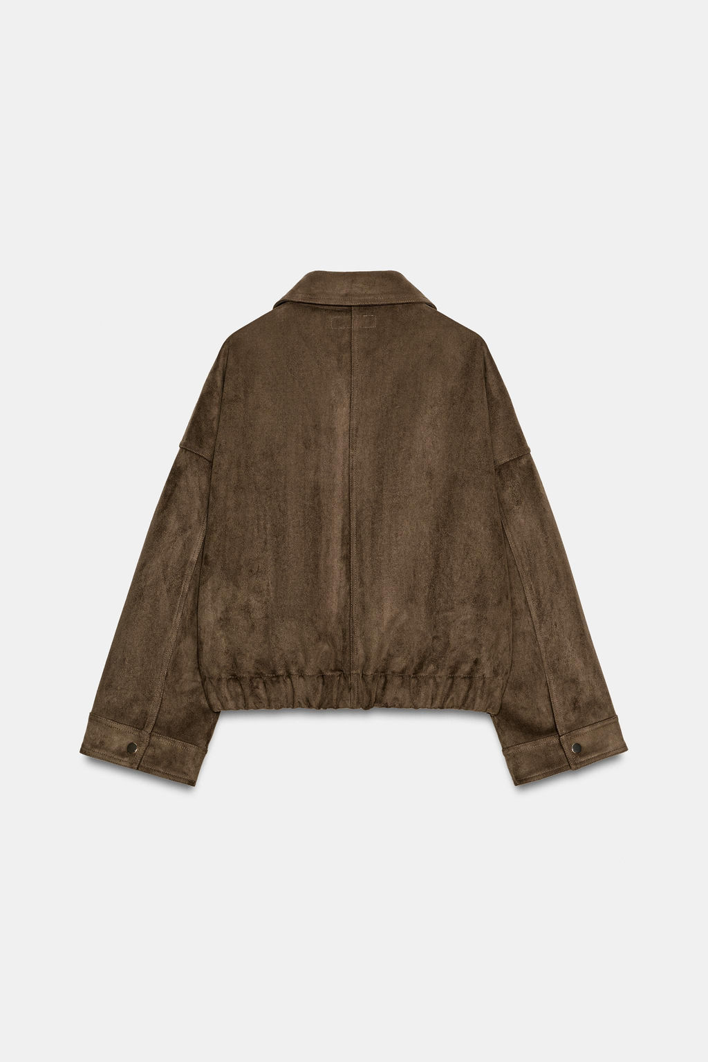CAZADORA EFECTO ANTE / Khaki oscuro - Zara фото 7