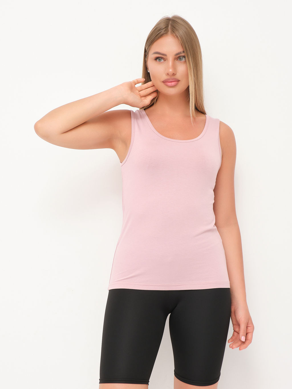 Майка топ Вискоза 95%, лайкра 5% - Ивассорти фото 22