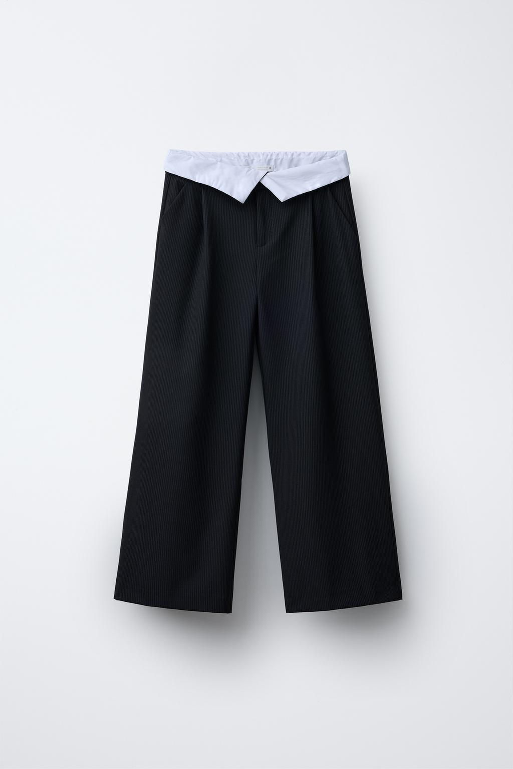 TROUSERS WITH TURN-UP WAIST - Zara фото 2