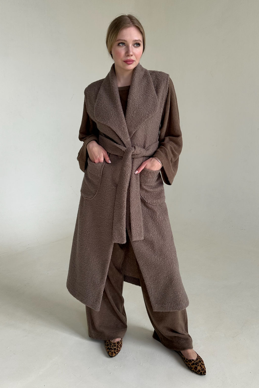 Жилет LAMB079/02/Бежевый - M&G all natural фото 7