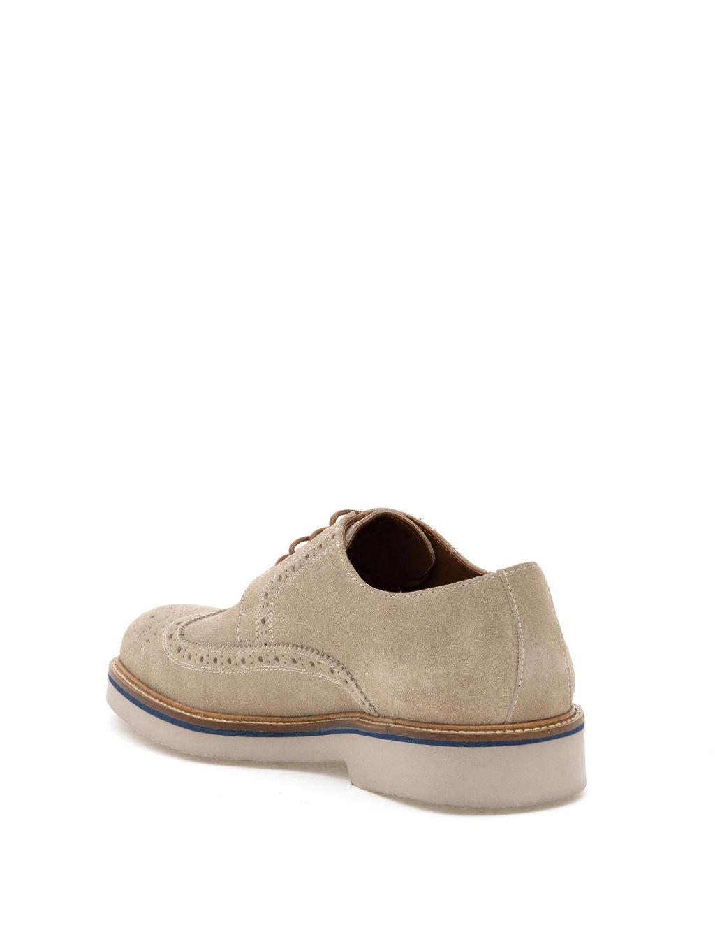Bej %100 Deri Casual Ayakkab_