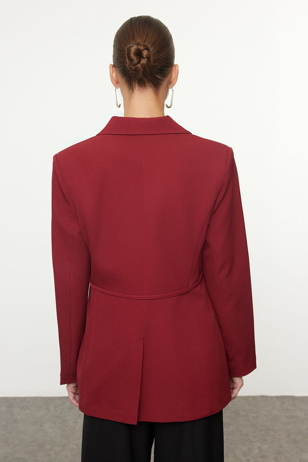 Trendyolmilla Bordo Blazer Ceket TWOAW25BC00007