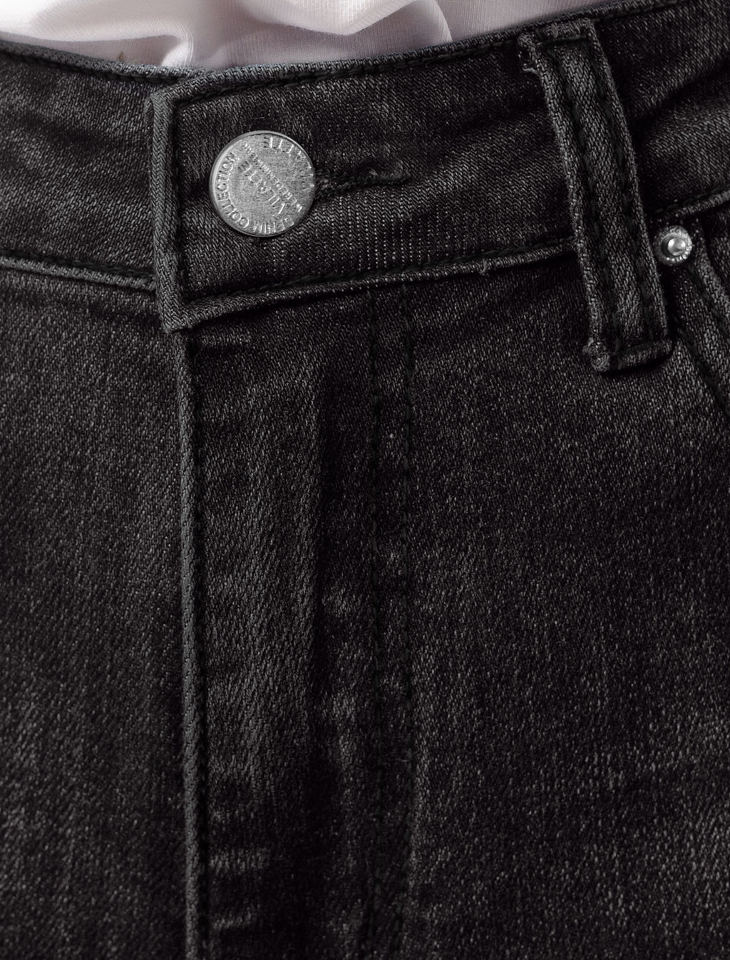 VILATTE / Джинсы-трубы из эластичного денима  фото 2