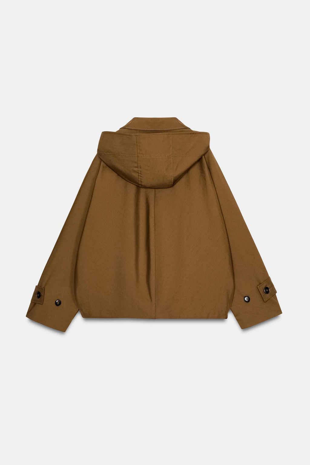 WATER-REPELLENT SHORT TRENCH COAT ZW COLLECTION - Zara фото 9