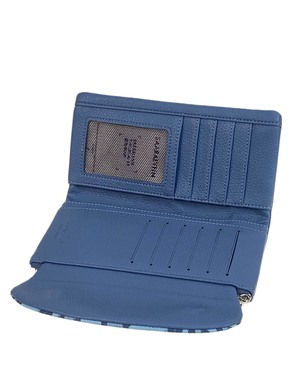 Женское портмоне из искусственной кожи, цвет синий - Greta фото 2