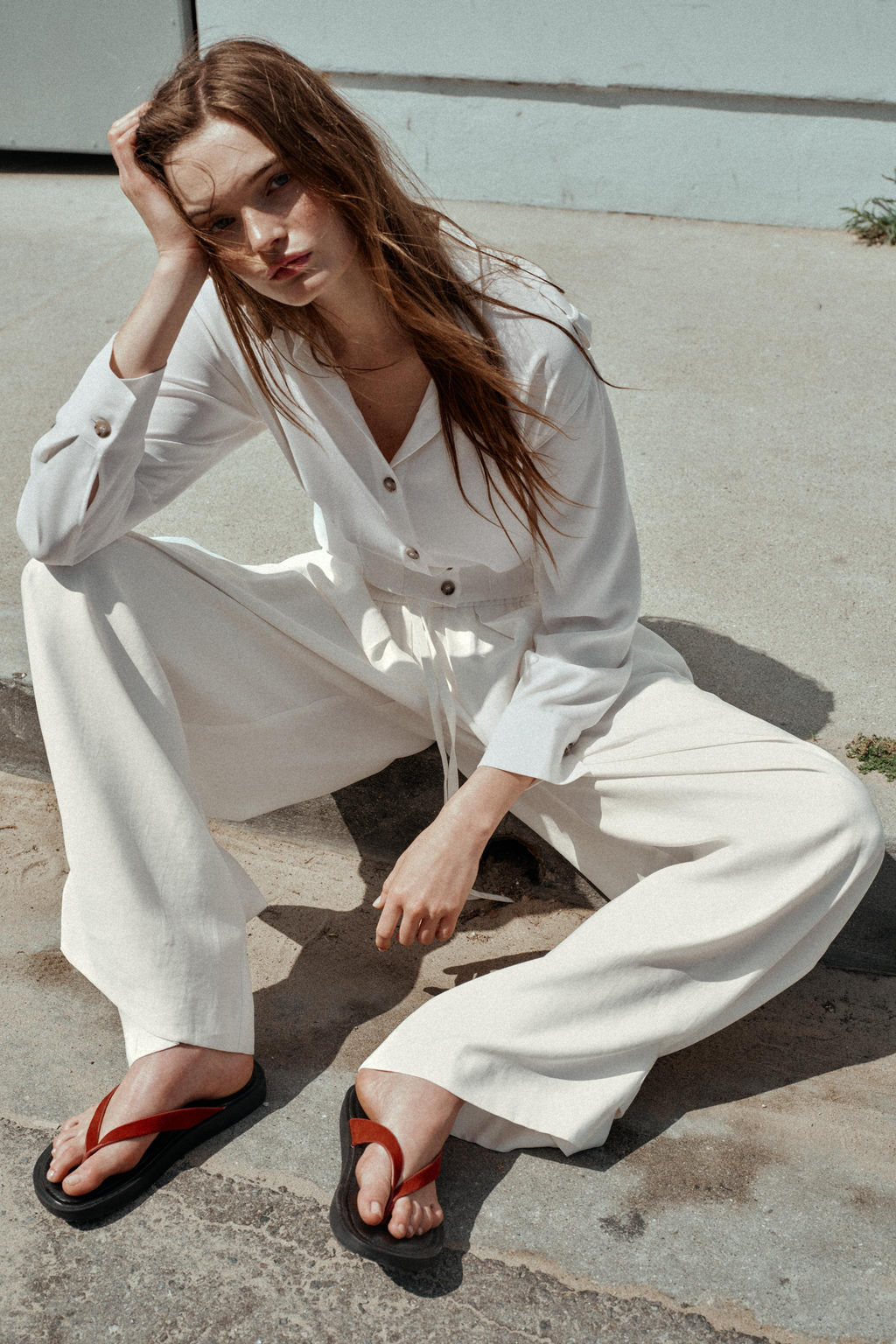 SHORT SHIRT WITH SHOULDER TABS - Zara фото 23