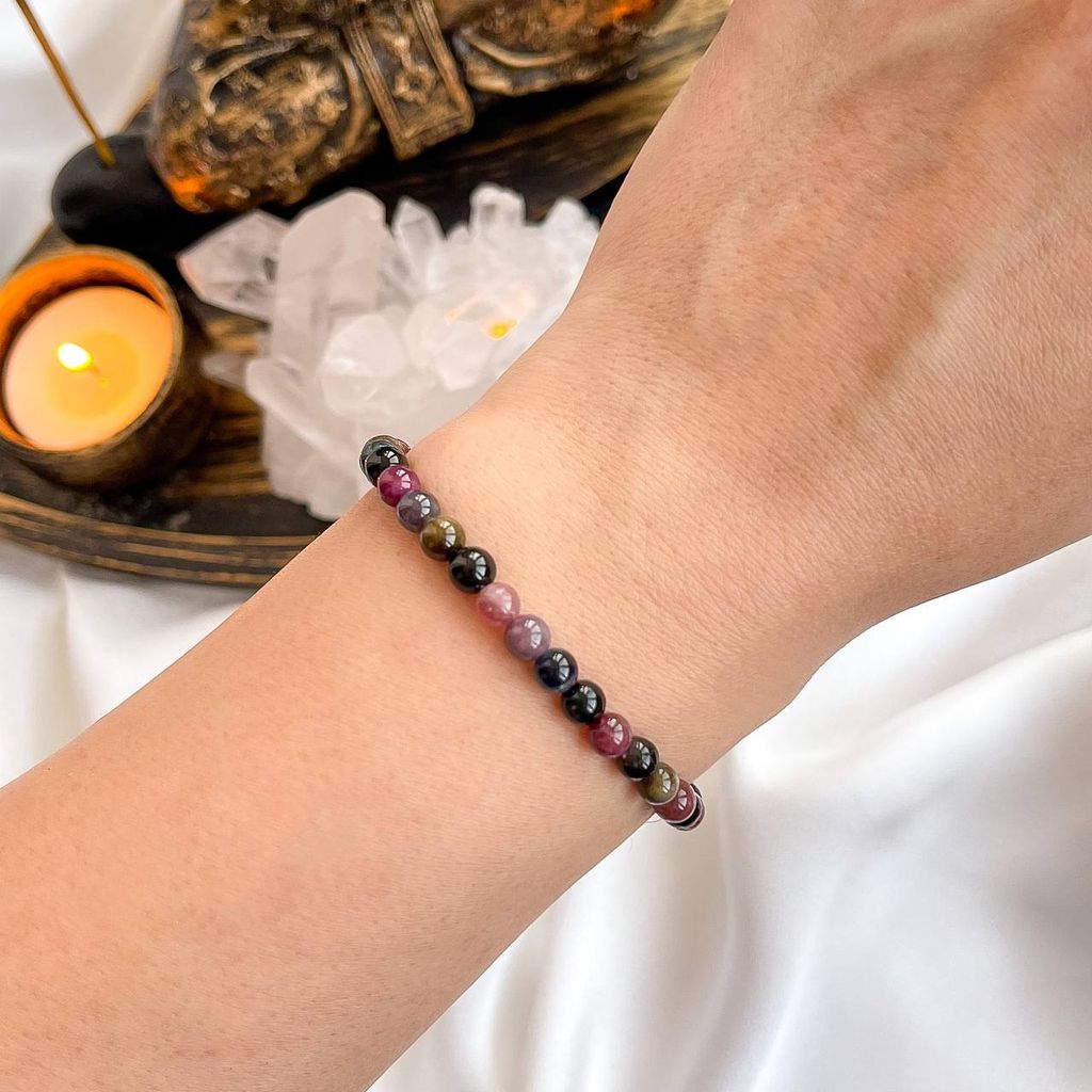 Браслет из Турмалина микс 15 см