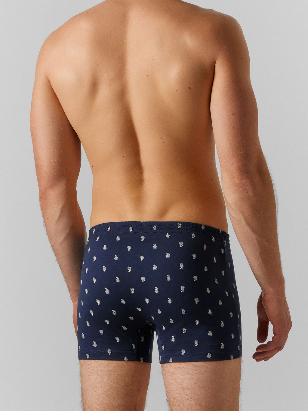 Цена за 2 штуки! ТРУСЫ МУЖСКИЕ геометрия на синем1 411152