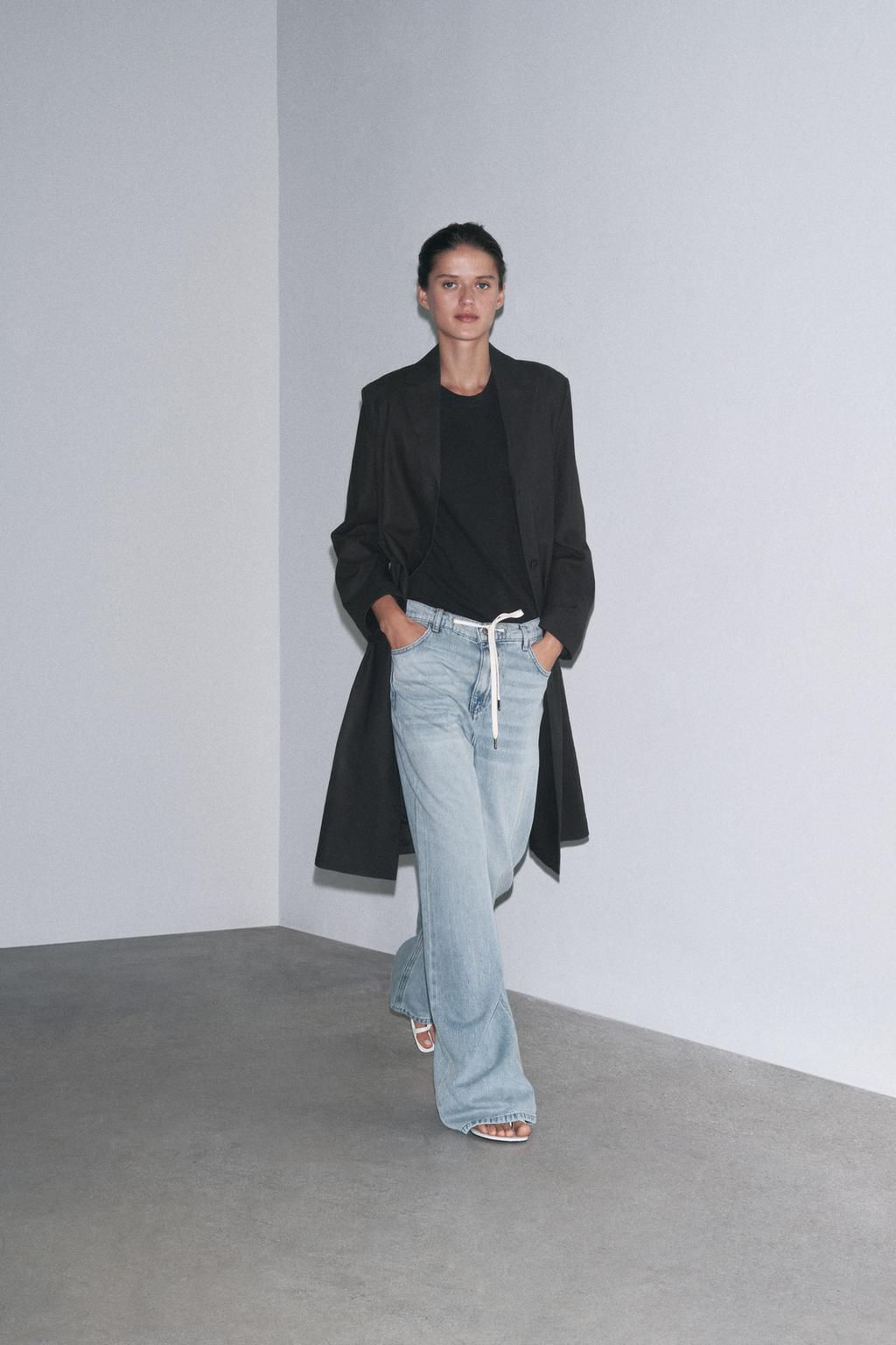 ZW COLLECTION RELAXED FIT MID-RISE JEANS