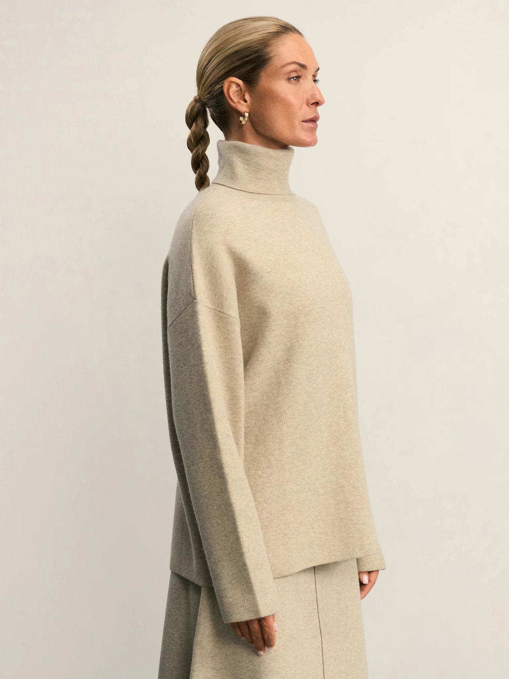 Джемпер с воротником стойкой / Zarina  фото 4