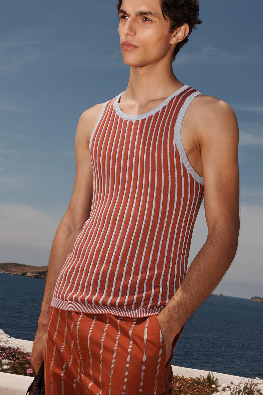 STRIPED JACQUARD KNIT TANK LIMITED EDITION - Zara фото 2