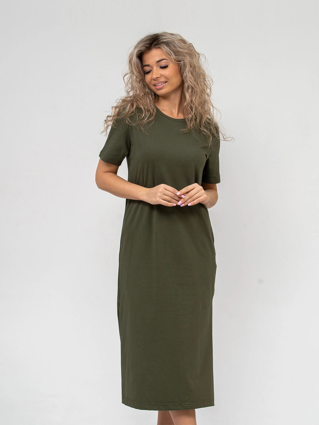 Платье женское, цвет зеленый