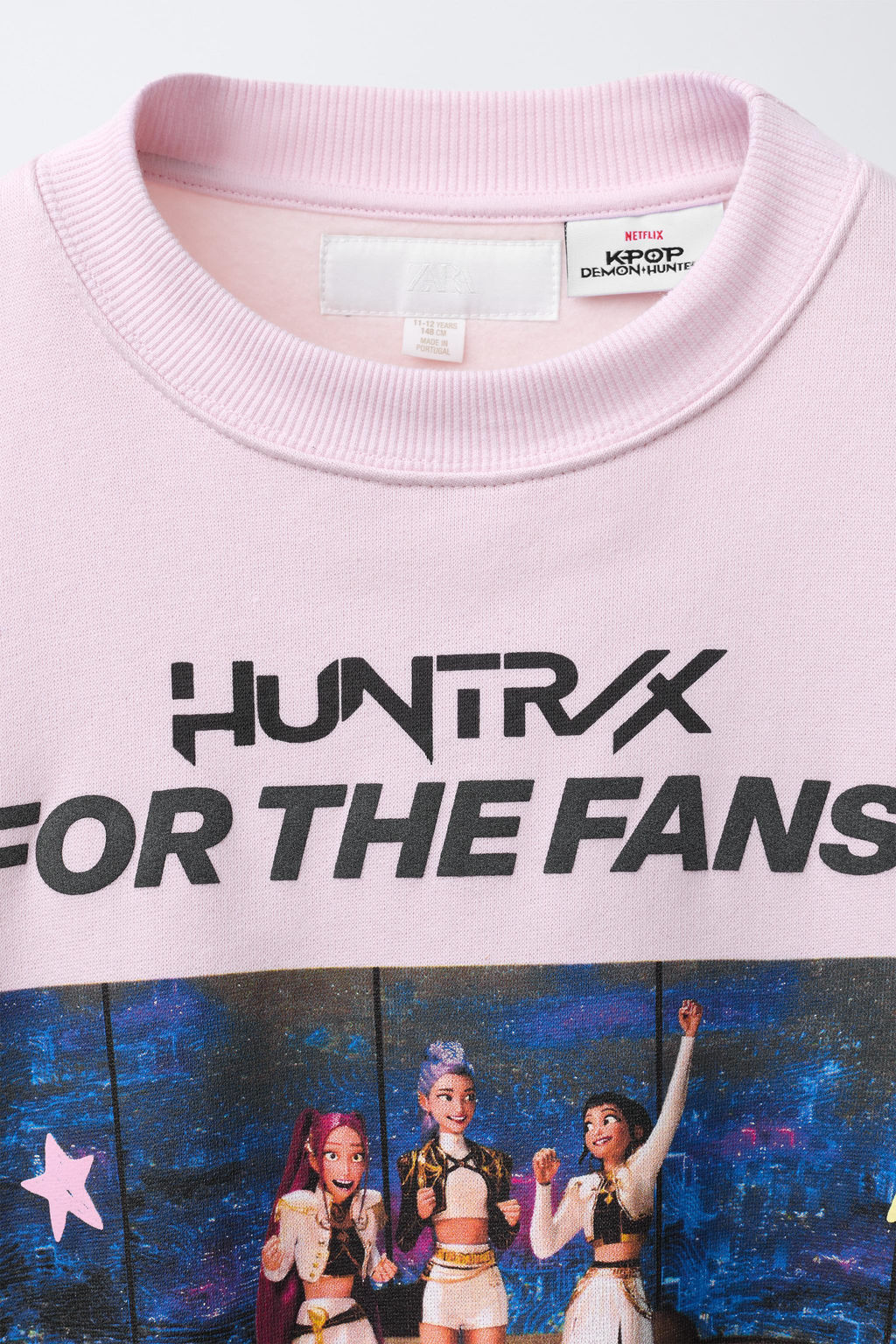 KPOP DEMON HUNTERS NETFLIX  PRINTED SWEATSHIRT - Zara фото 3