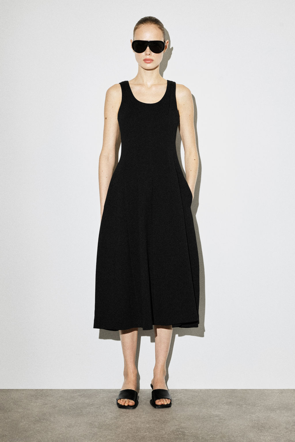 VESTIDO MIDI ESCULPIDO DE ALGOD?N - H&m фото 3