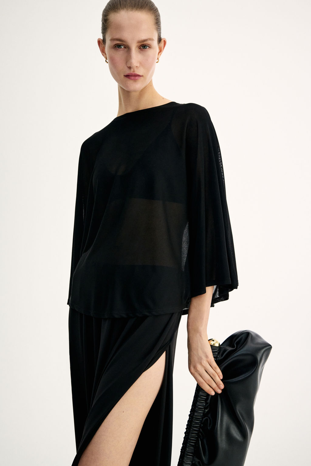 Top de punto con mangas murci?lago - H&m фото 4