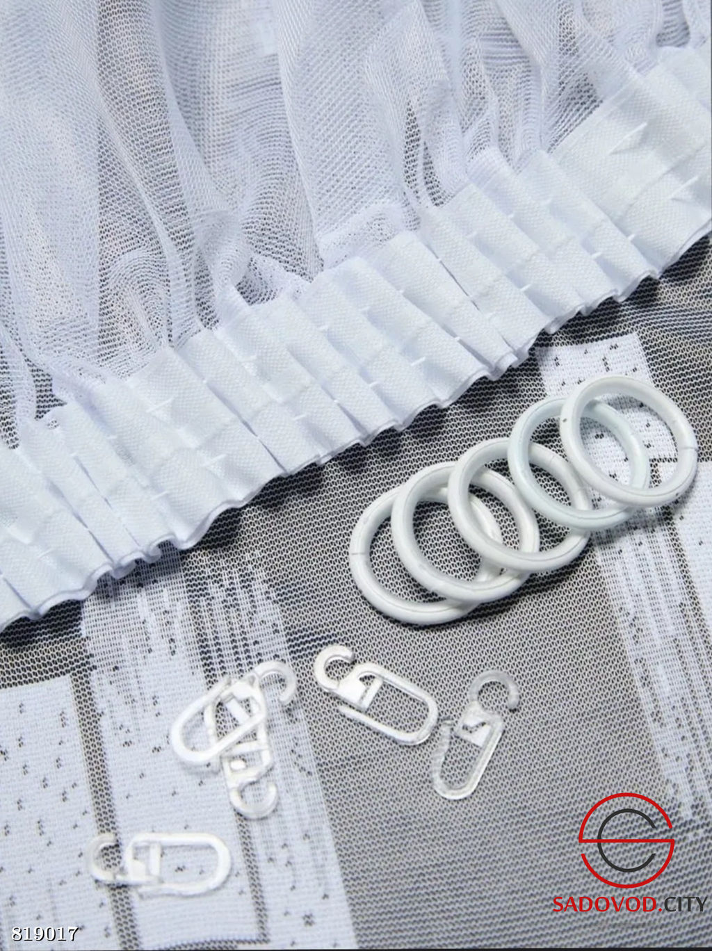 Тюль короткий для кухни