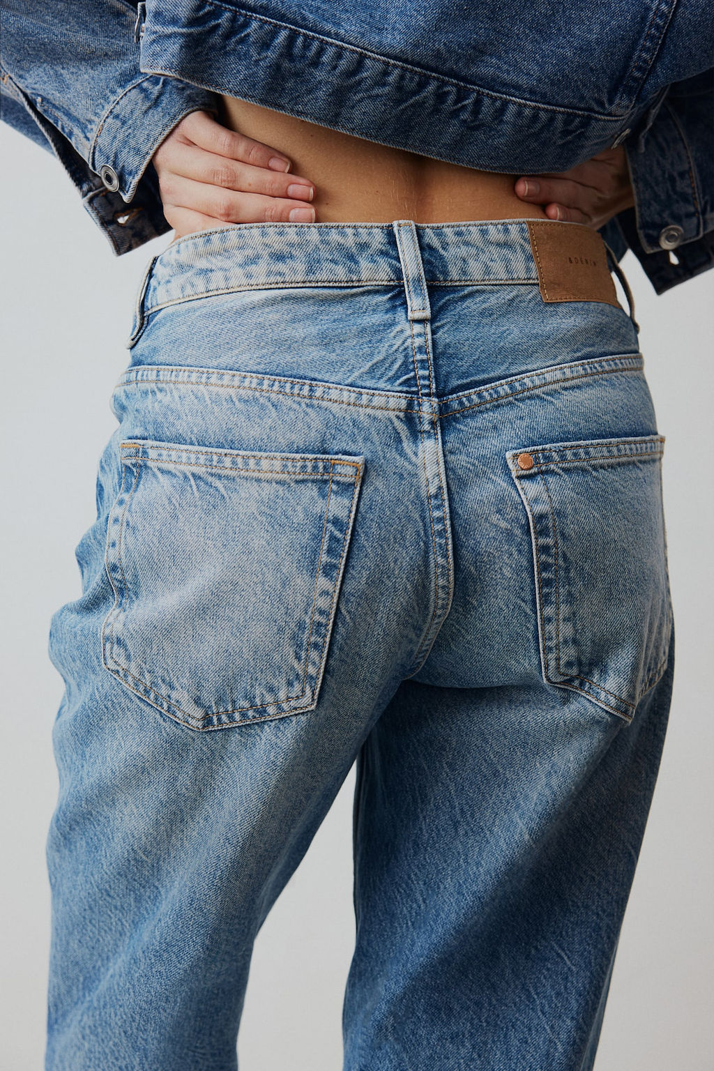 Straight High Jeans - H&m фото 6