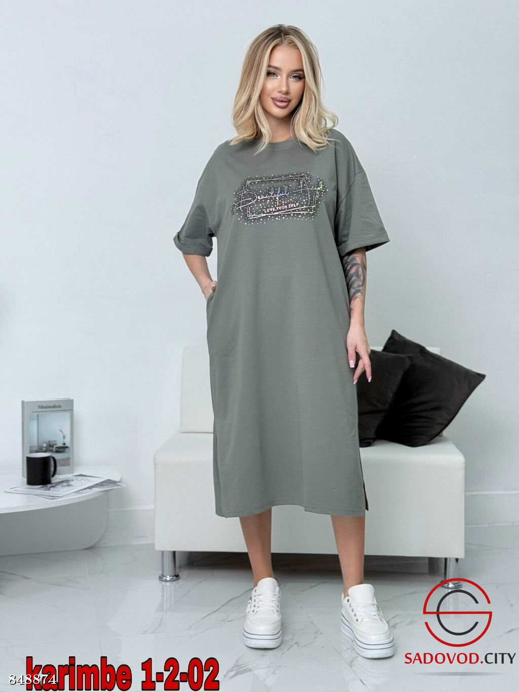 Платье женское из хлопка - Bruno фото 2