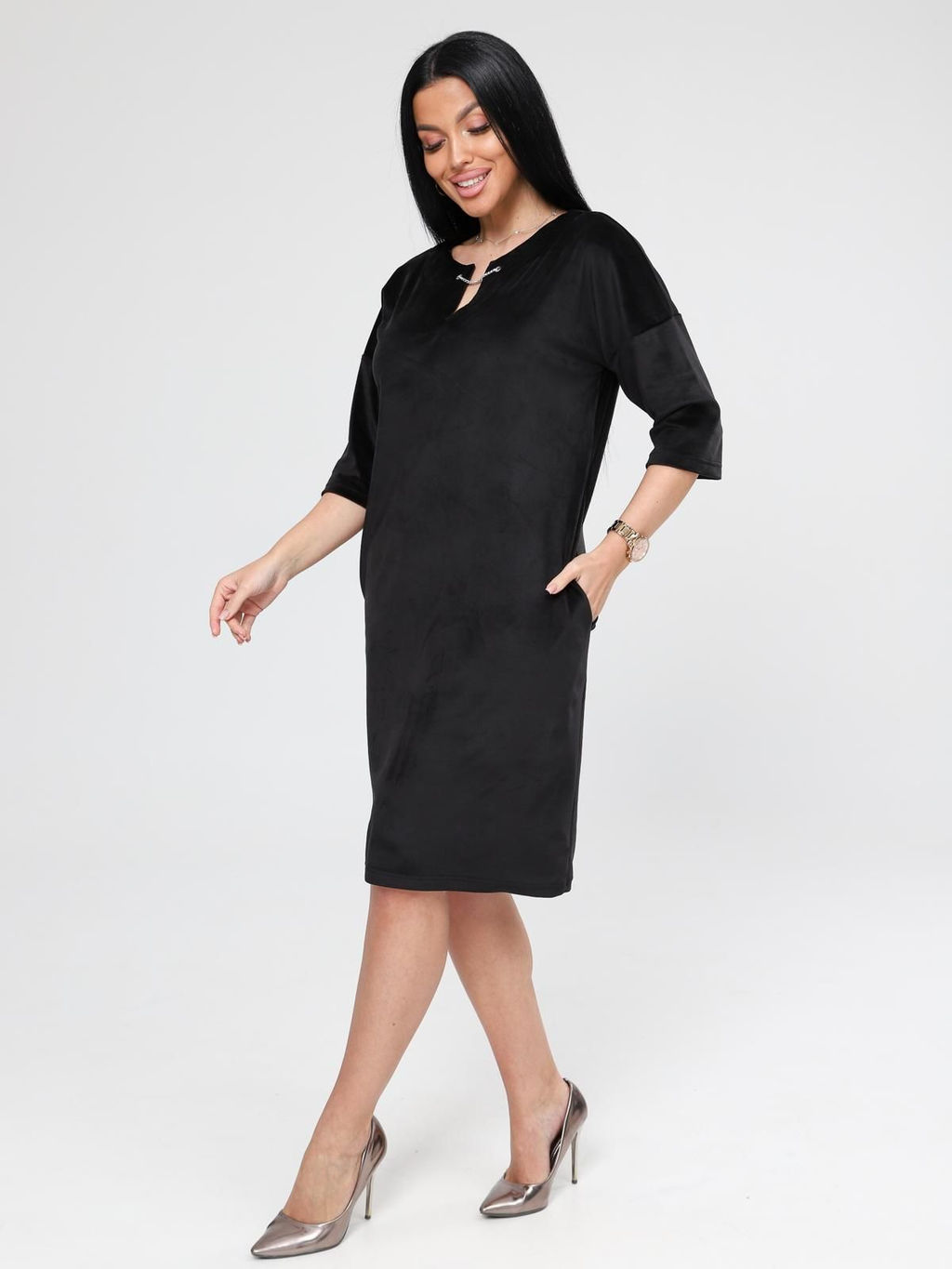 IV-CAPRIZ Карисса - платье из велюра фото 18