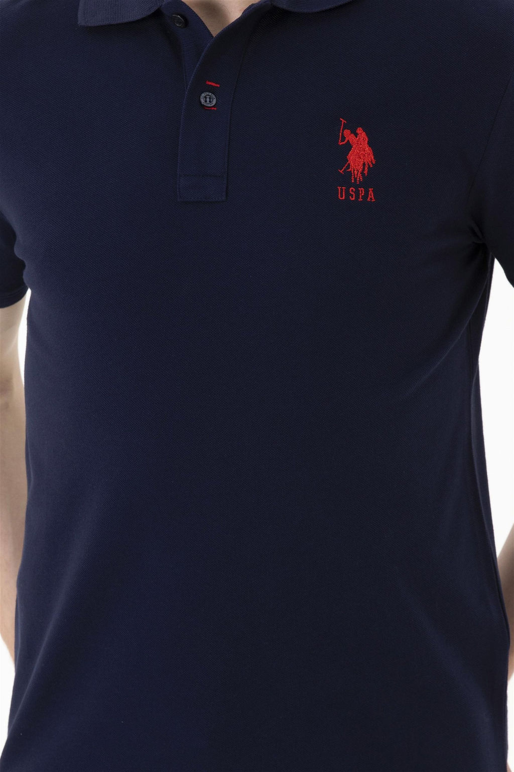 Мужская темно-синяя базовая футболка - U.s. polo assn фото 6