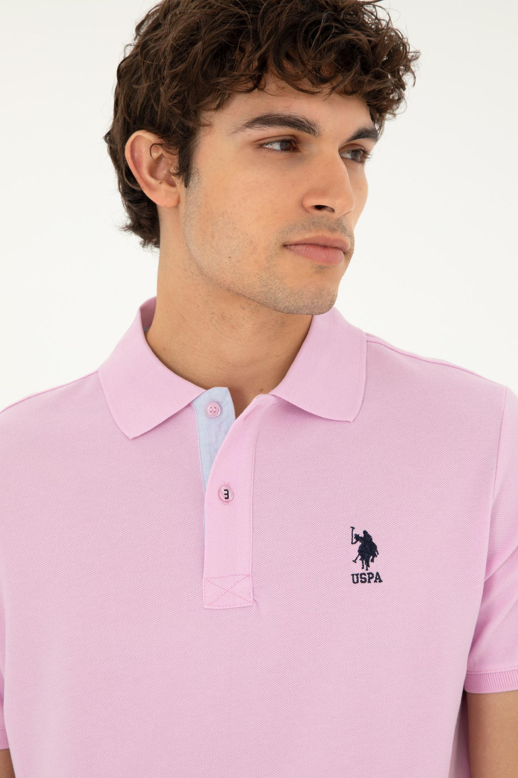 Мужская розовая базовая футболка Неожиданная скидка в корзине - U.s. polo assn фото 9
