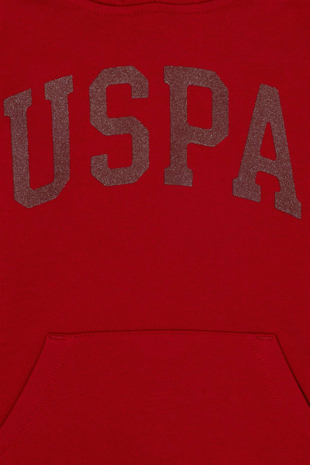 U. S. Polo Assn Красная базовая толстовка с капюшоном для девочек - U.s. polo assn фото 3