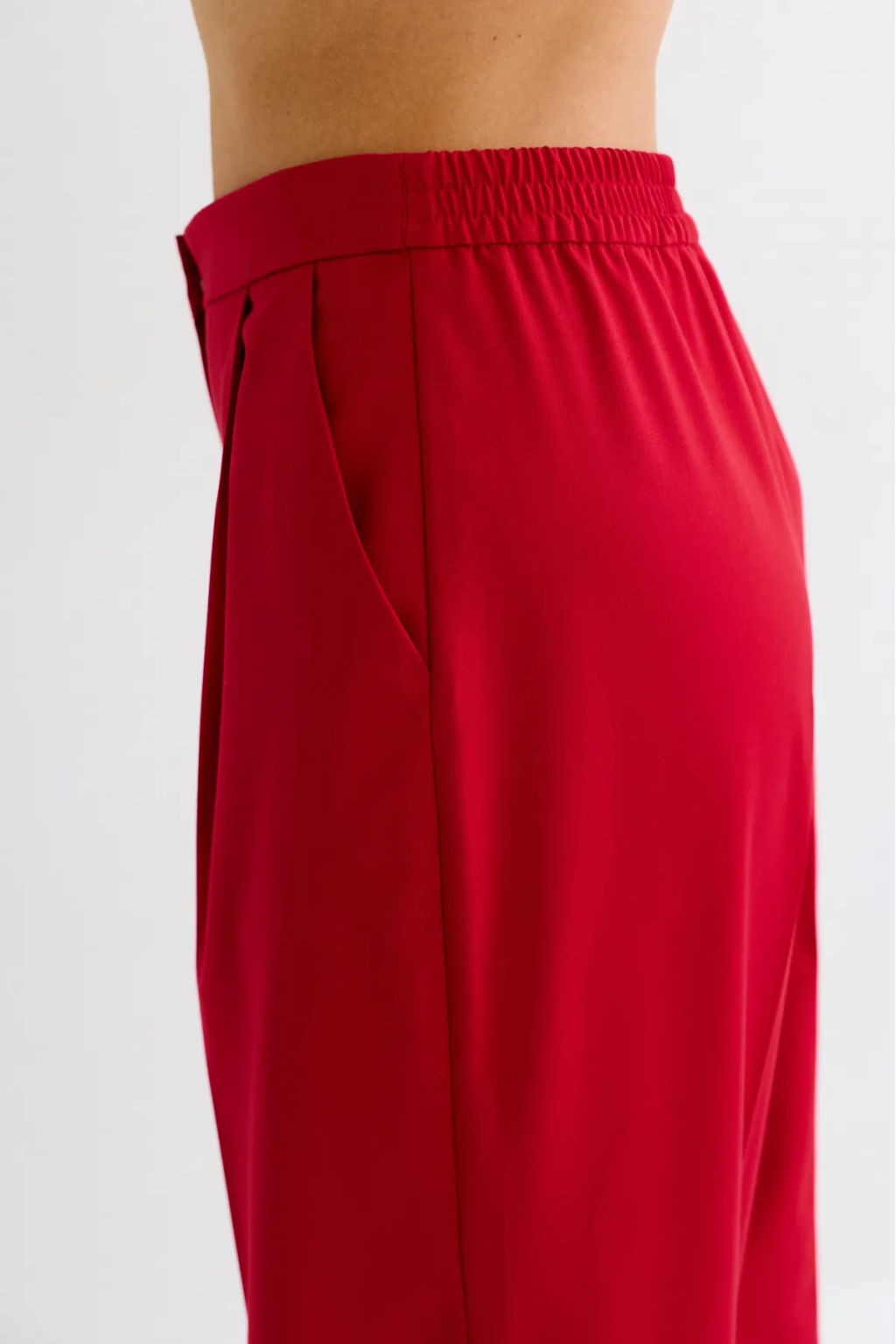 Брюки Basic на резинке Passion Red - Erist store фото 5