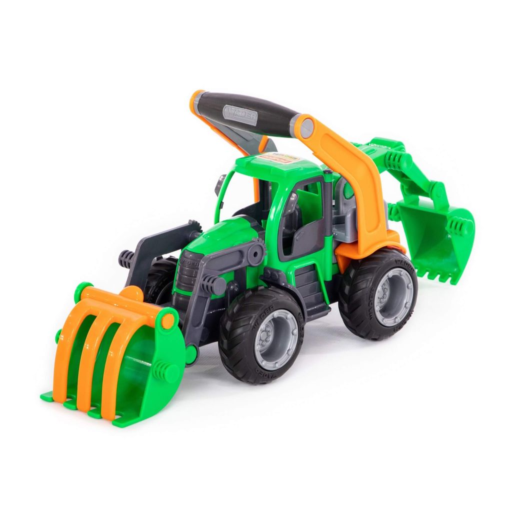 ГрипТрак, трактор-погрузчик с ковшом (в сеточке) - Полесье фото 6