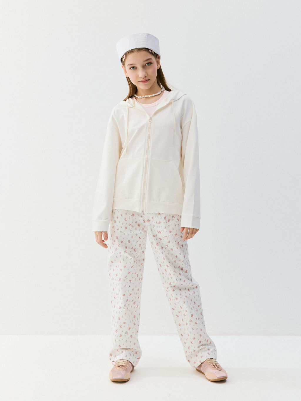 Брюки карго Розовый букет - Bungly фото 7