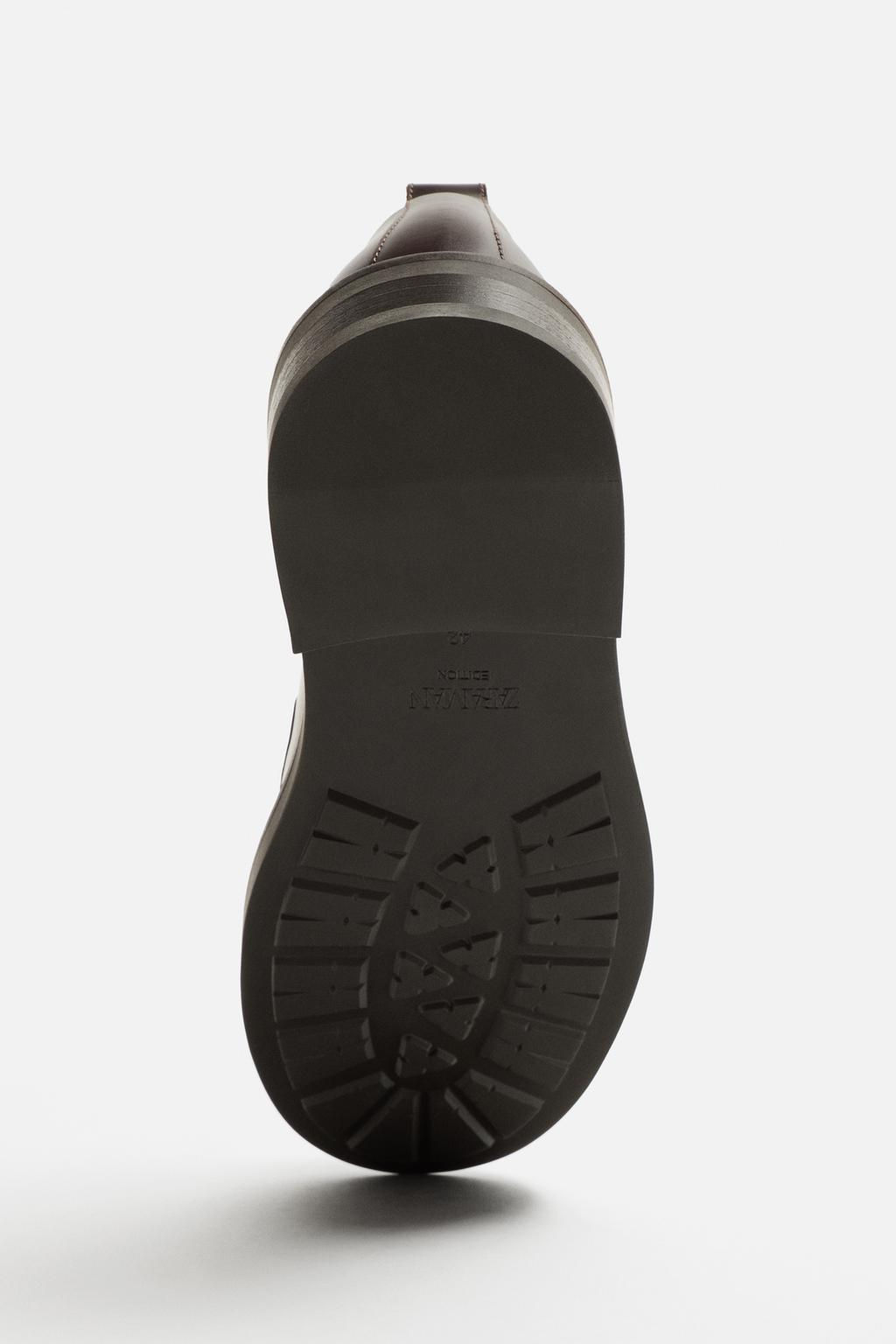 FORMAL LEATHER SHOES - Zara фото 4