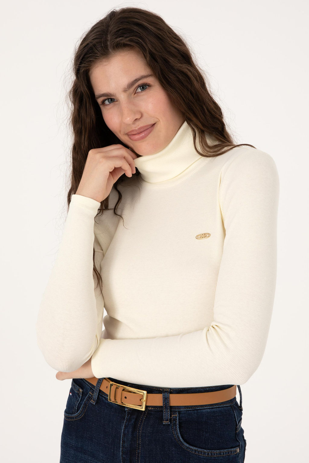 Kad_n BEYAZ Sweatshirt Sepette S_rpriz _ndirim - U.s. polo assn фото 2