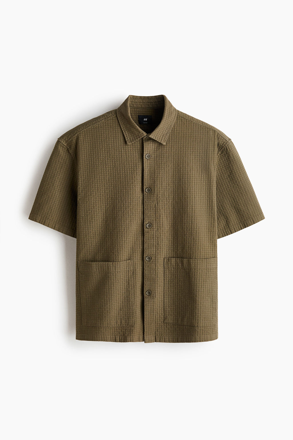 Camisa en mezcla de lino Relaxed Fit - H&m фото 2