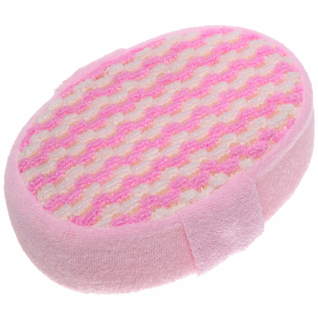 Цена за 3 шт. Мочалка для лица и тела "Ultramarine - Парадиз", мягкая, цвет микс, 15*10*5см (зип пакет и наклейка Ultramarine)