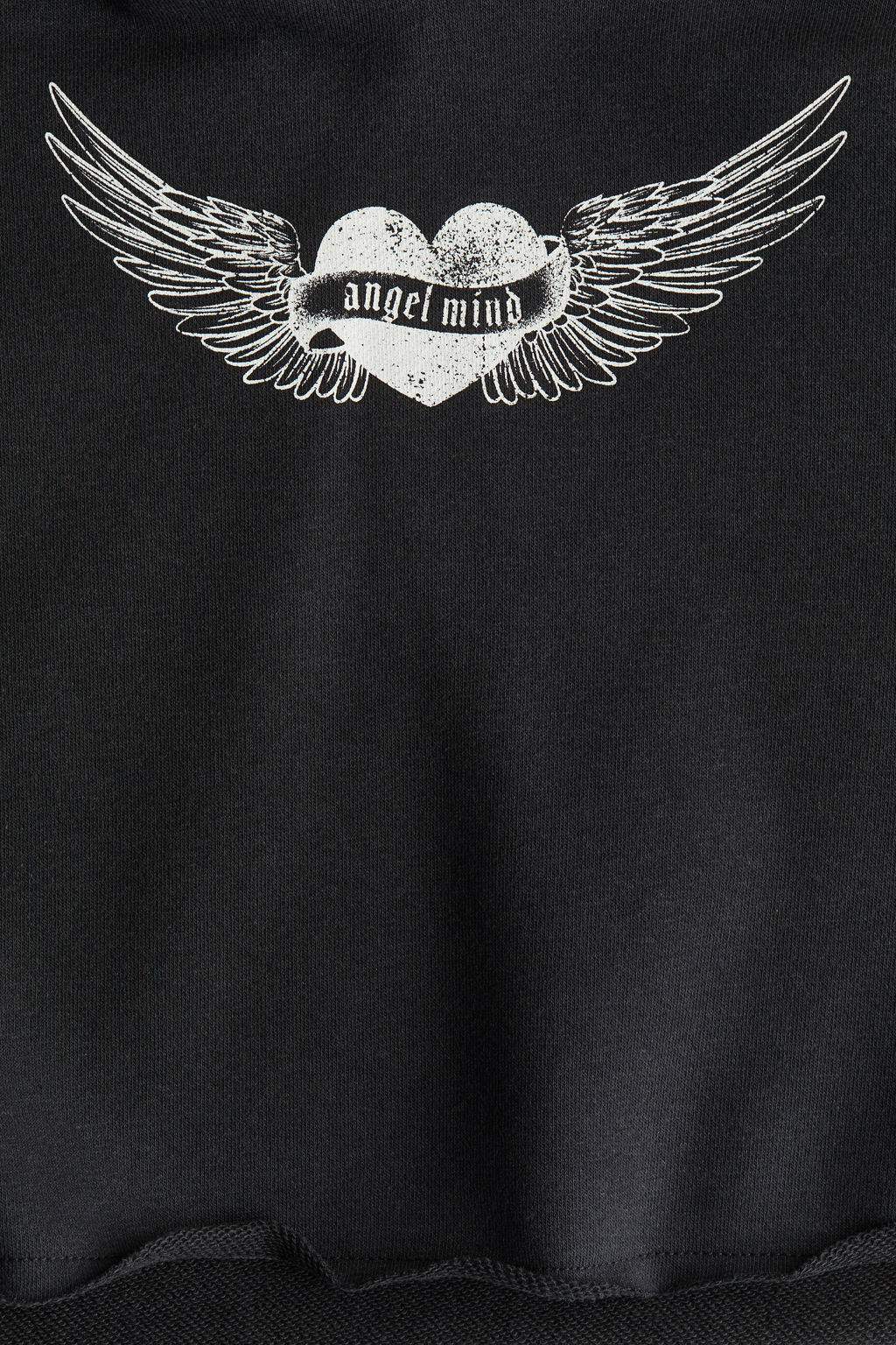 Sudadera cropped con capucha y motivo estampado - H&m фото 2