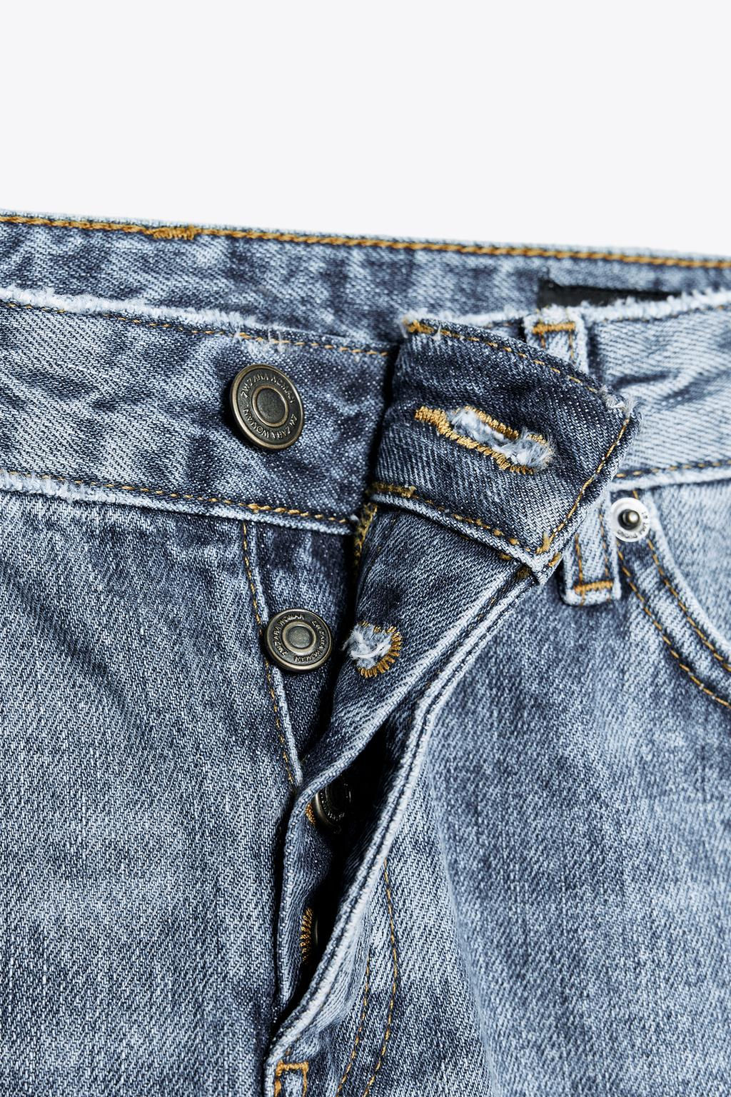 ZW COLLECTION LOW-RISE CROPPED FLARE JEANS - Zara фото 17