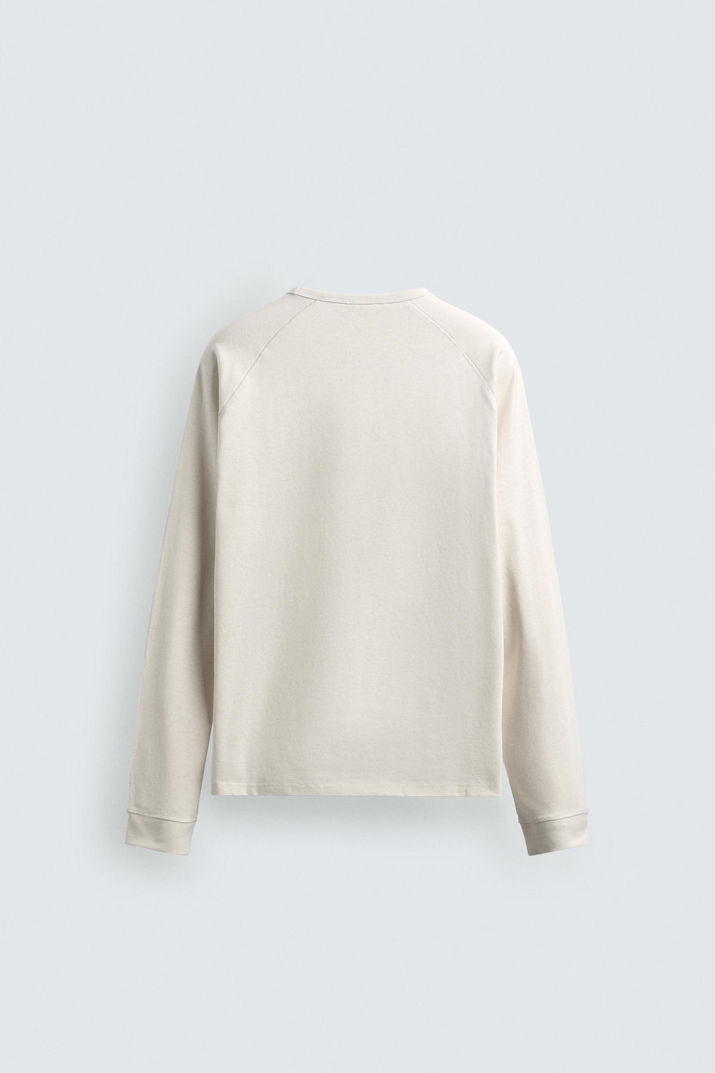 CAMISETA HEAVYWEIGHT CREWNECK / Beige claro - Zara фото 8