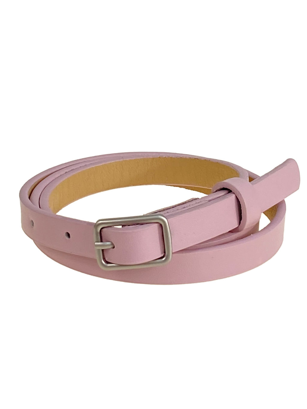 Ремень женский из искусственной кожи , цвет светло розовый
