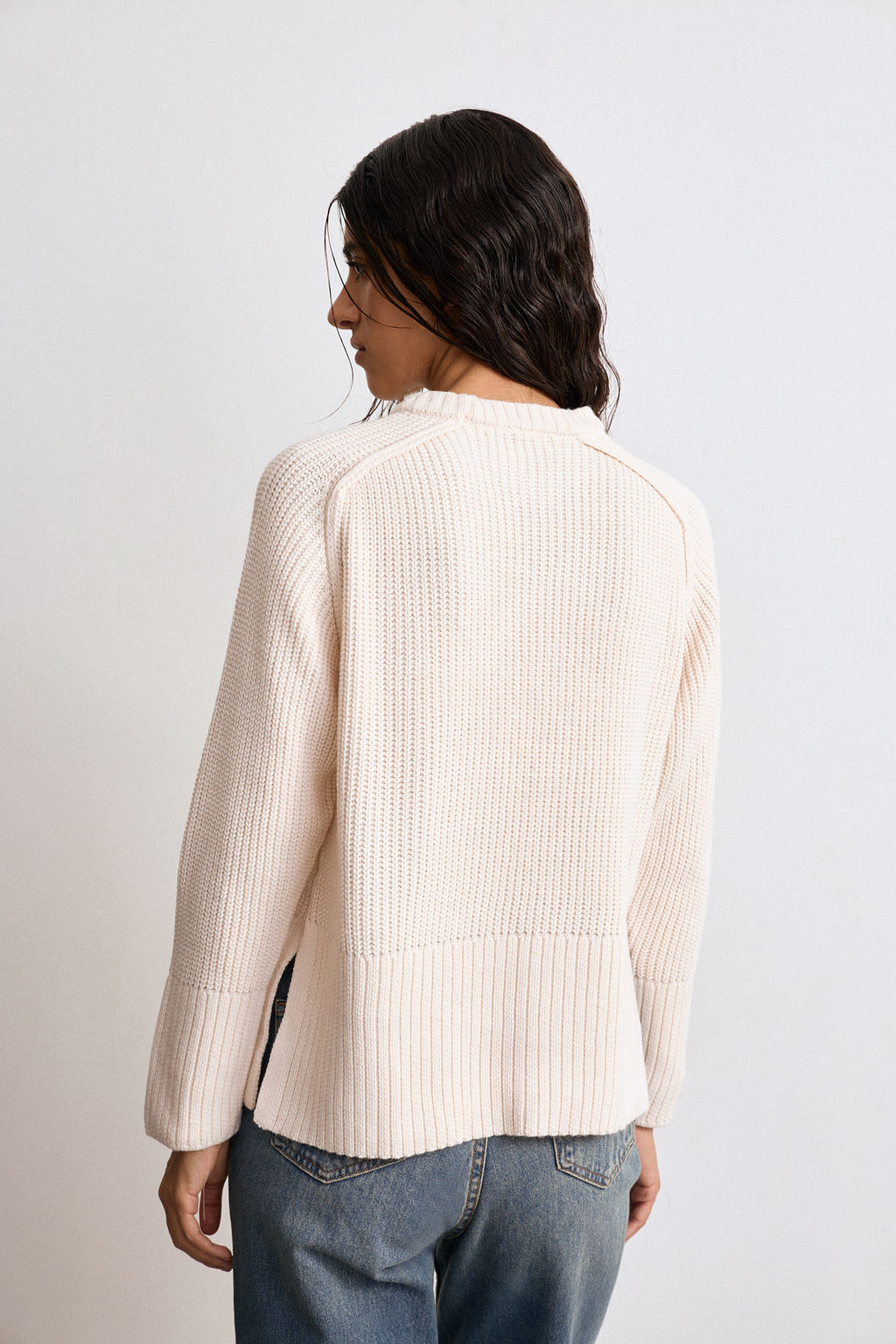 Джемпер вязанный с открытыми срезами - Mollis фото 5