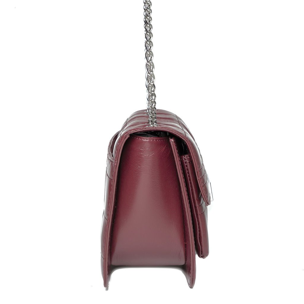 TH920 wine red, женская кожаная сумка "Сэтчел", Barcelo Biagi