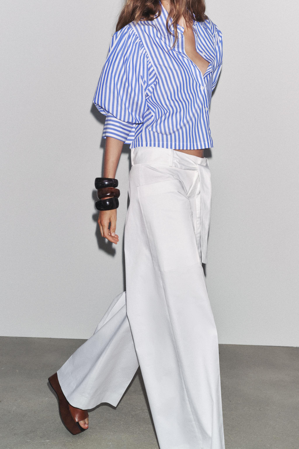 ZW COLLECTION POPLIN SHIRT - Zara фото 28