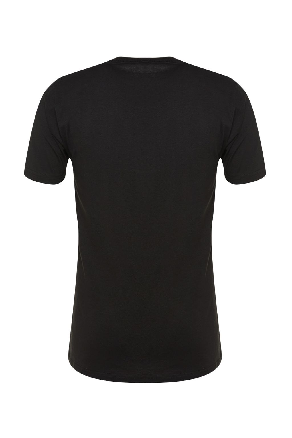 TRENDYOL MAN Siyah Slim/Dar Kesim Kucuk Yaz? Bask?l? %100 Pamuklu K?sa Kol T-Shirt TMNSS20TS0083 - Trendyolmilla фото 8