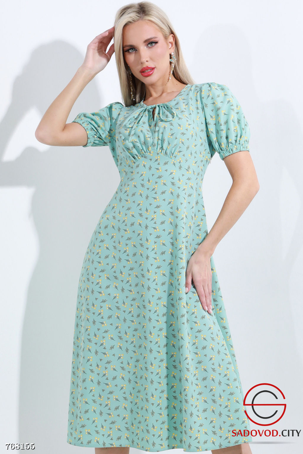 Платье летнее с принтом 768155 - Zum ming фото 2