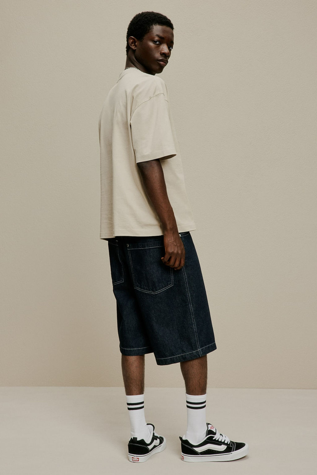 Camiseta de algodon Oversized Fit - H&m фото 4