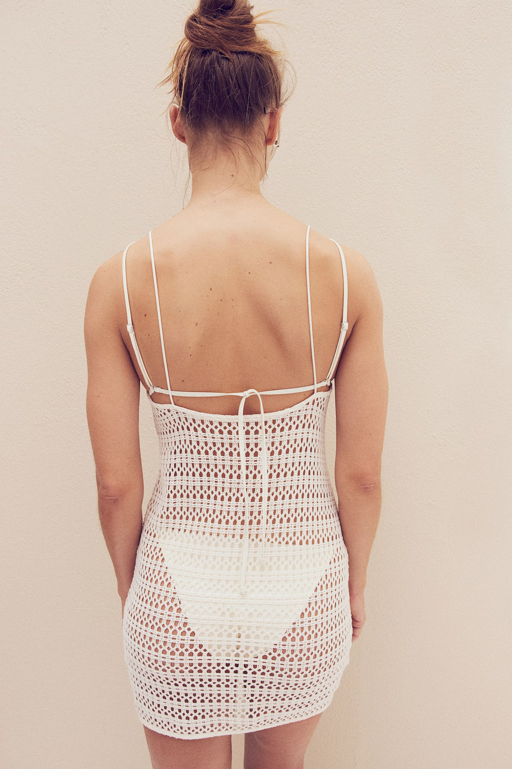 Vestido de playa efecto crochet - H&m фото 4
