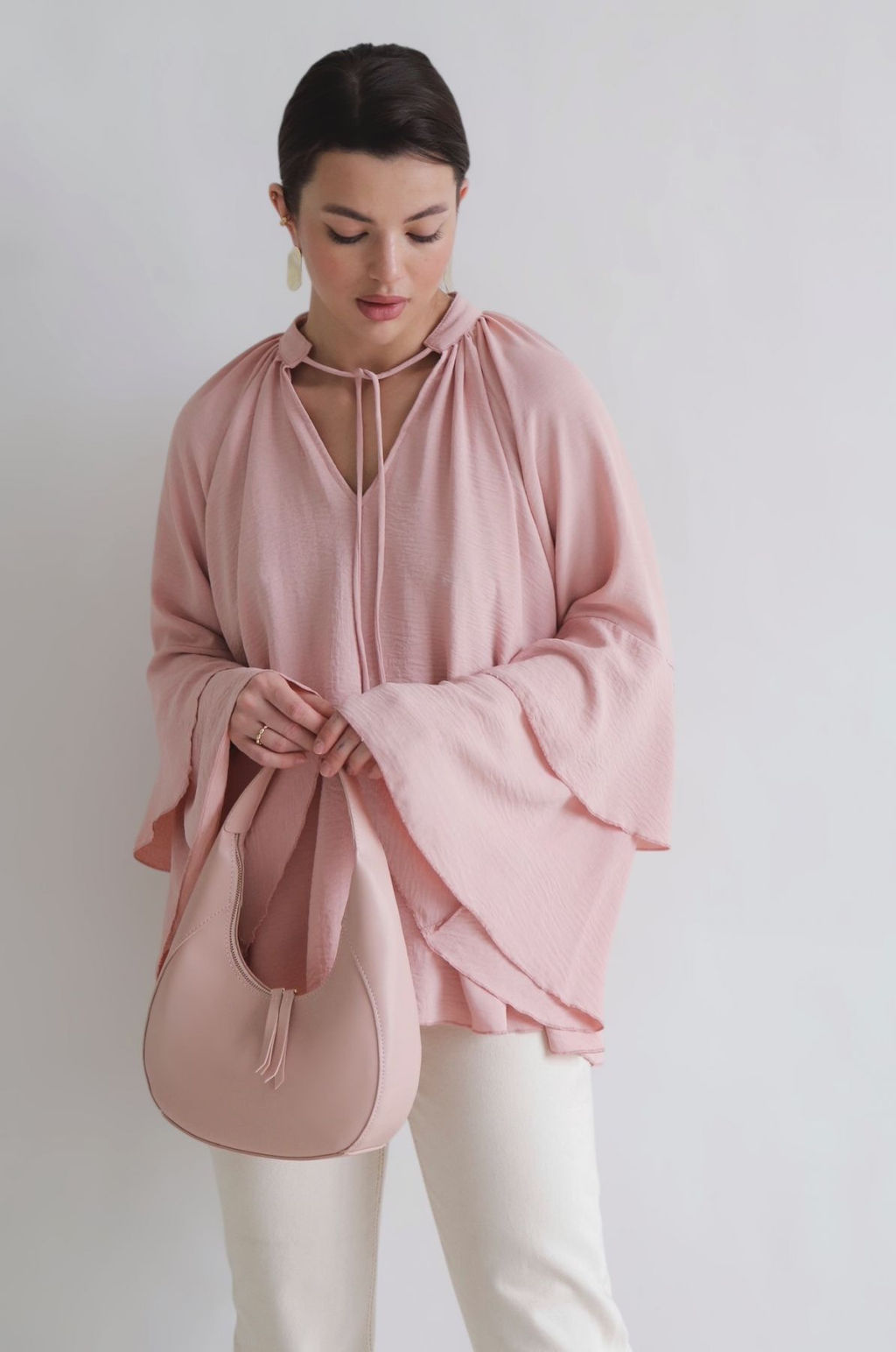 Martichelli Блуза пудровая  фото 6