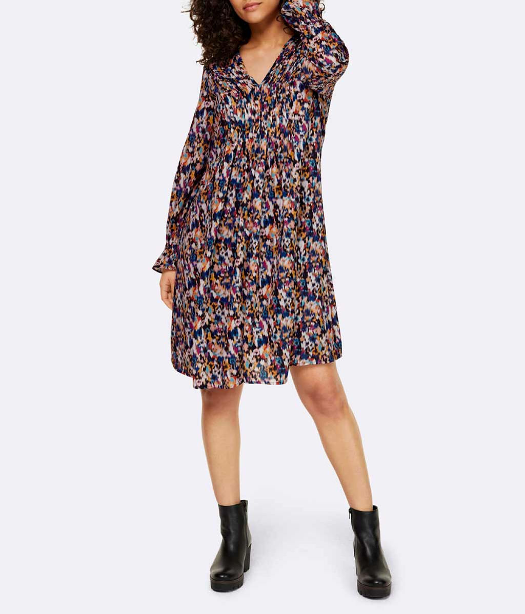 Платье, голубо-бежевое - Linea tesini фото 3