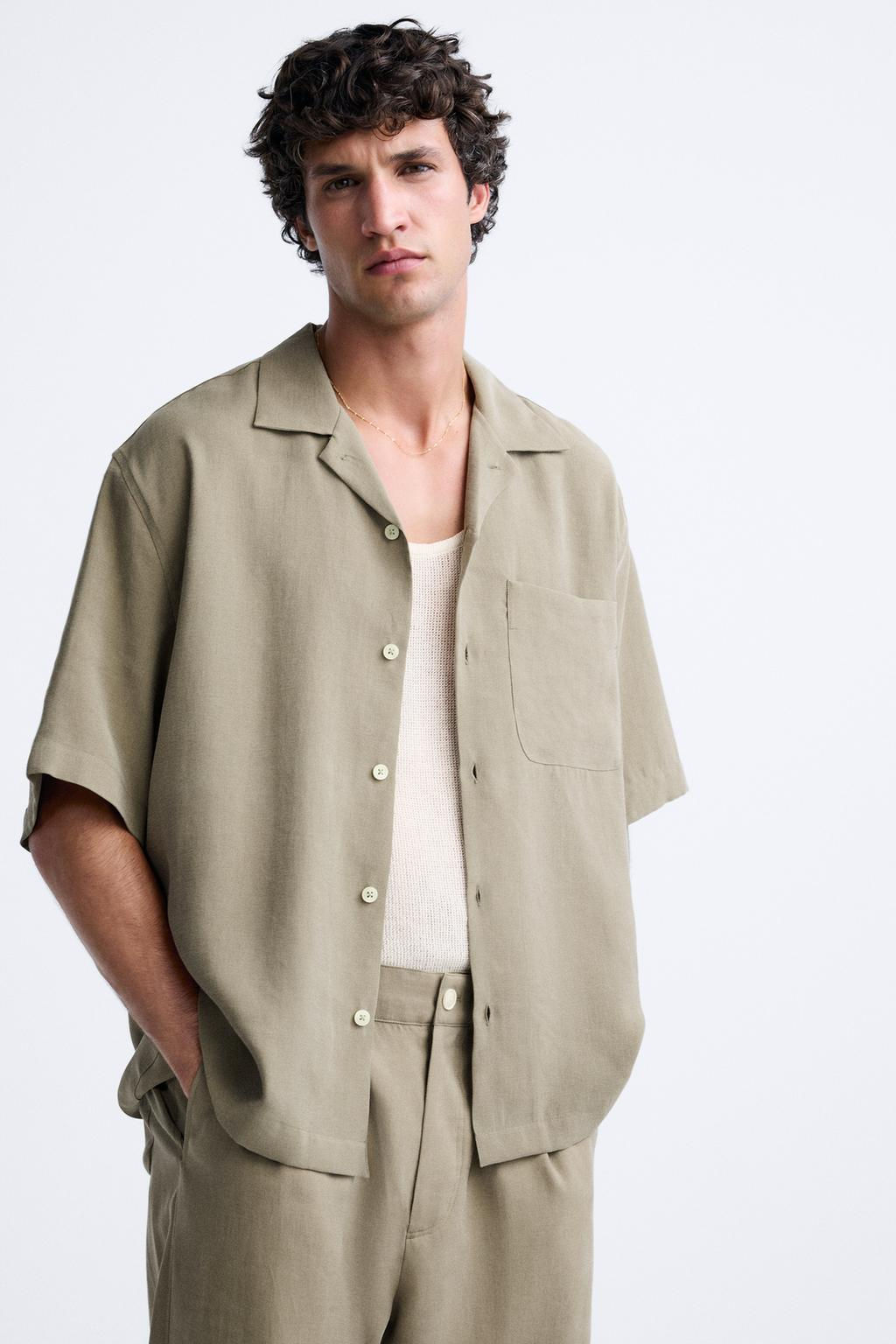 LIYOSEL KARISIMLI GOMLEK - Zara фото 5